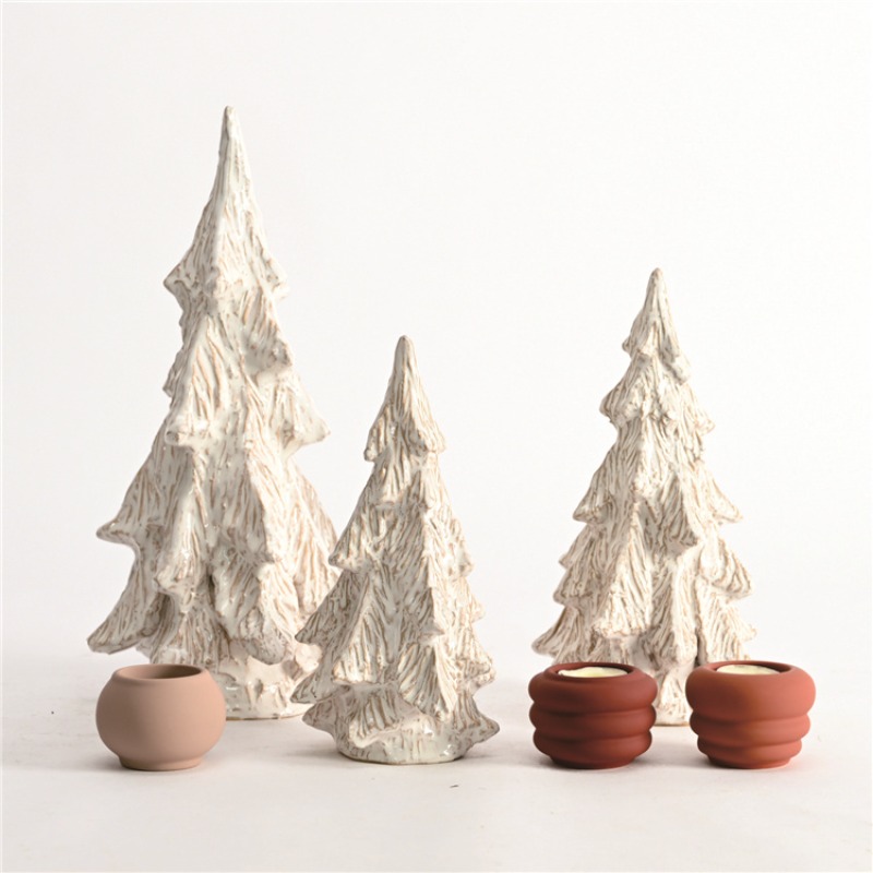 Interior Design Scandinavian - Decoraciones navideñas de esmalte Árbol de