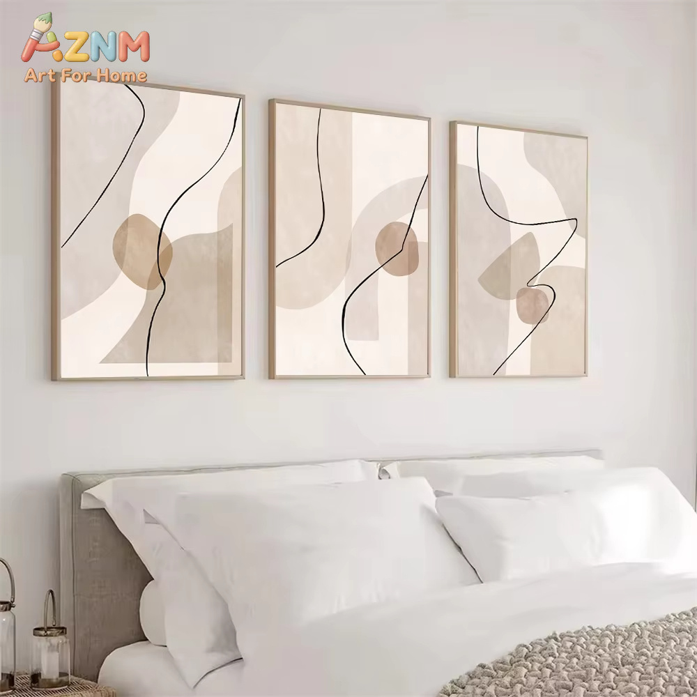 Interior Design Home - Arte de pared abstracto con líneas