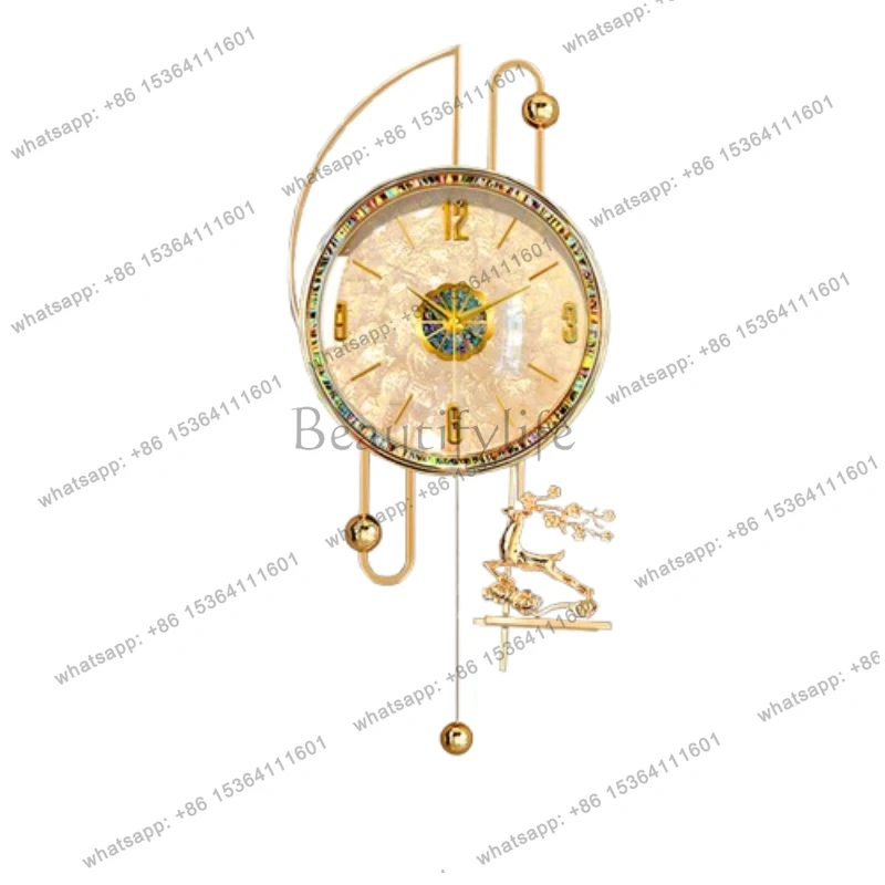 Interior Design Organic Modern - Reloj de Pared de Diseño Estético,