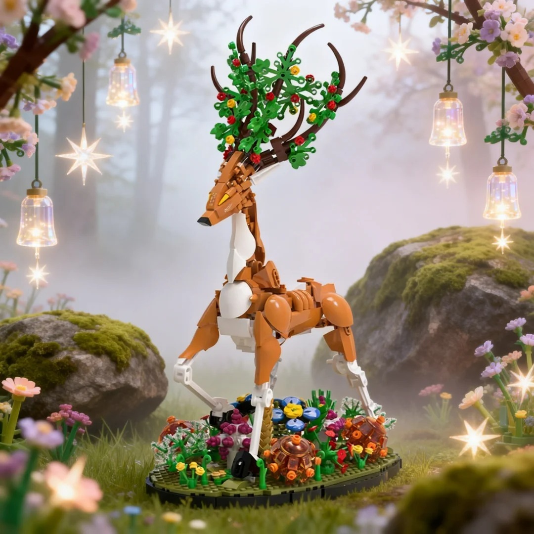 Interior Design Scandinavian - Kit de Construcción de Animales Salvajes