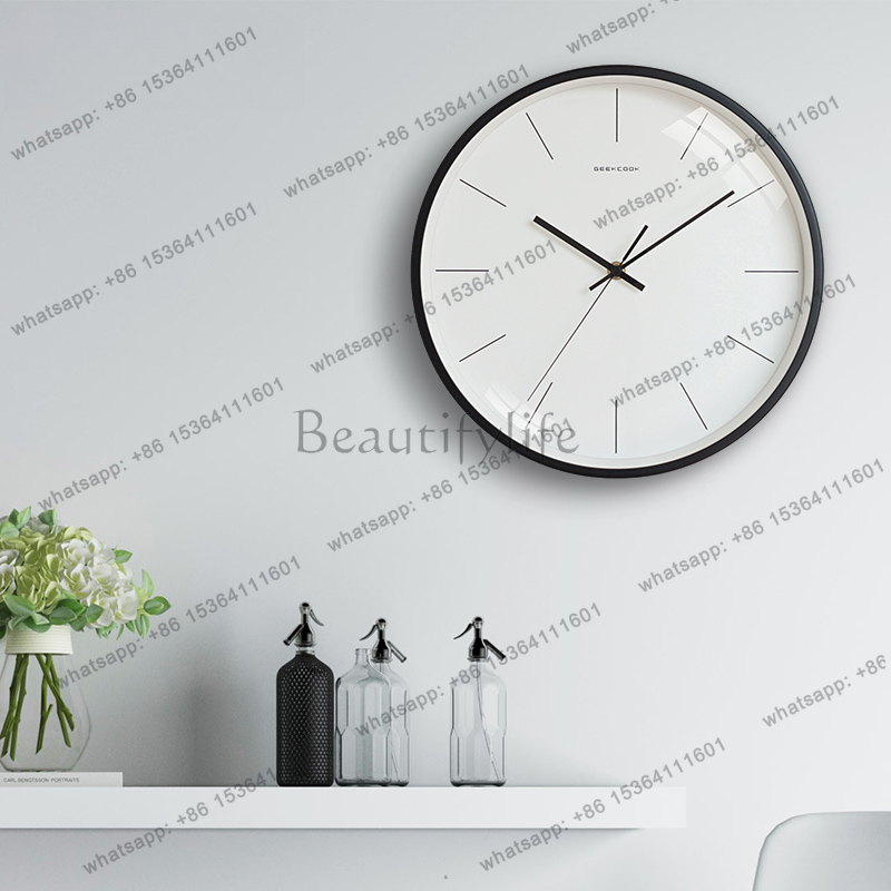 Interior Design Organic Modern - Reloj de pared de diseño ligero
