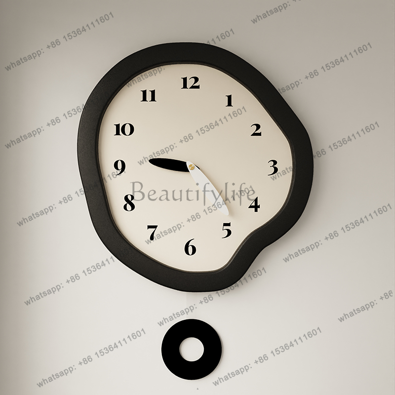 Interior Design Organic Modern - Reloj de Pared de Diseño Estético,