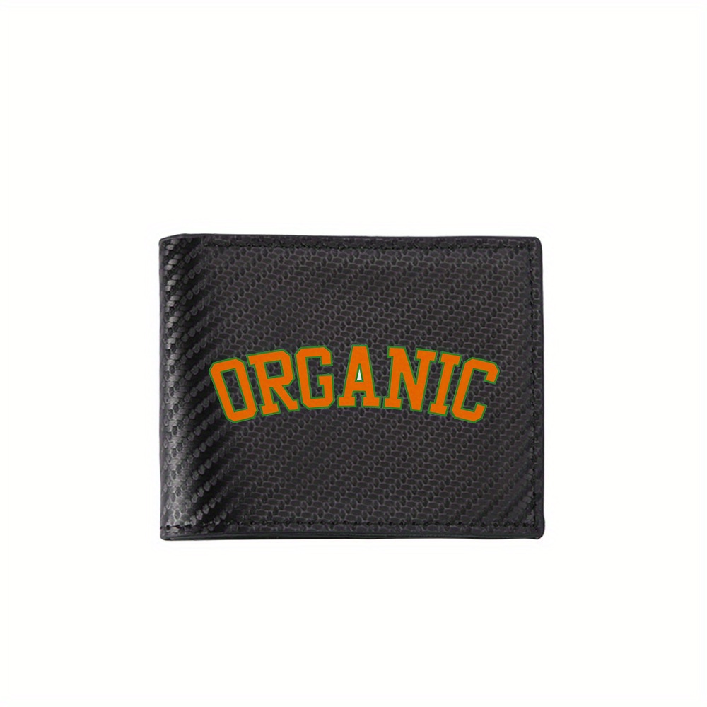 Interior Design Organic Modern - Carteras para hombre con letras verdes