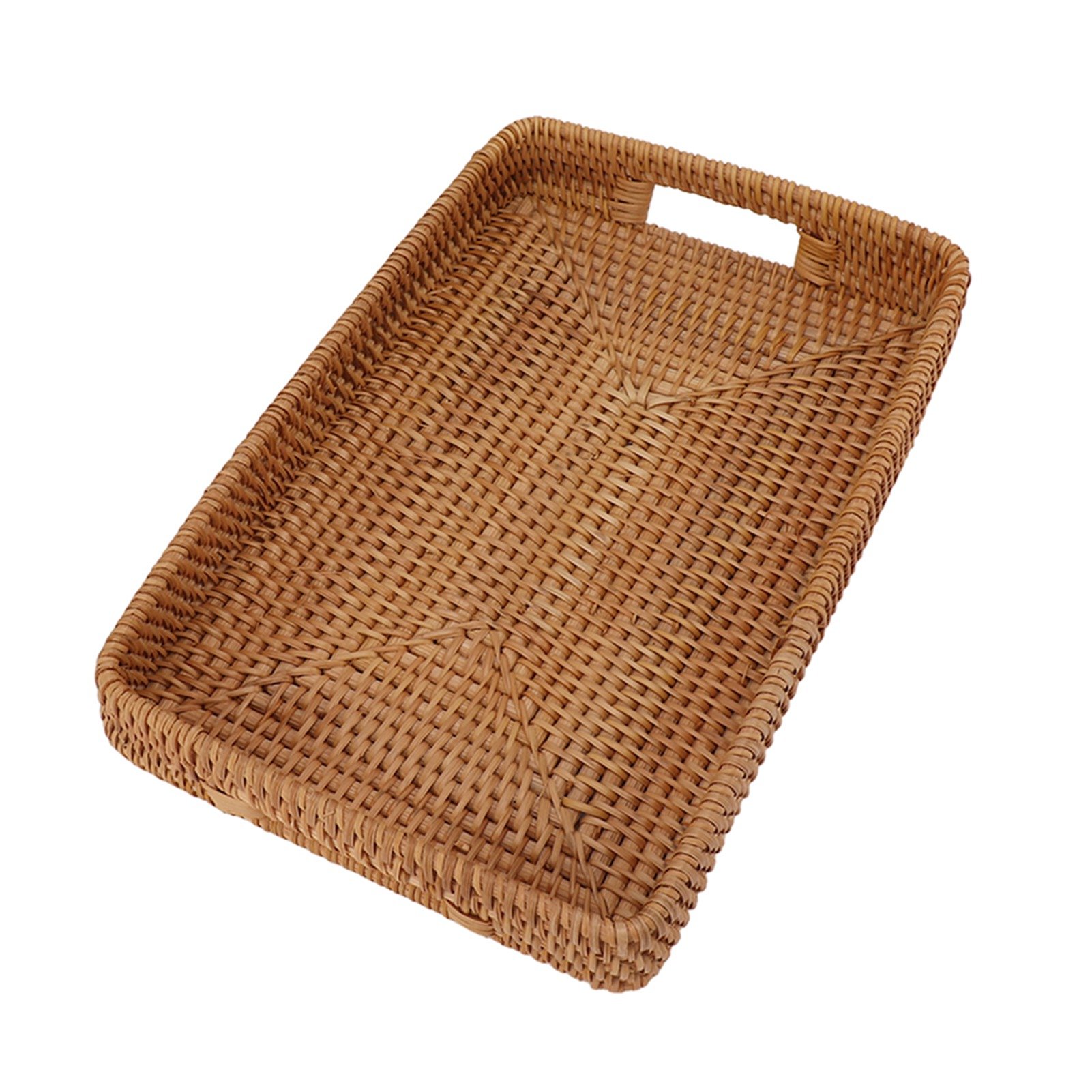Cesta de Servicio D5 con Asas, - Rattan Tray Handle reseña y precio