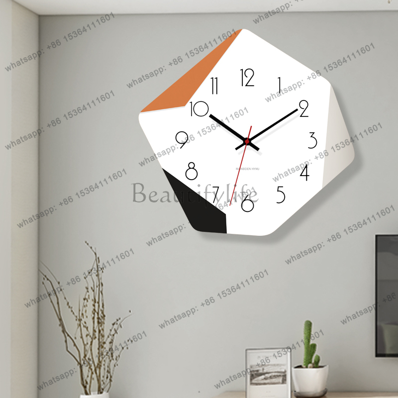 Reloj de pared nórdico creativ - Interior Design Organic Modern reseña y precio