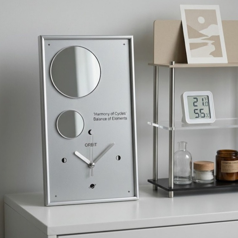 Reloj de Pared con Atracción M - Interior Design Drawing reseña y precio