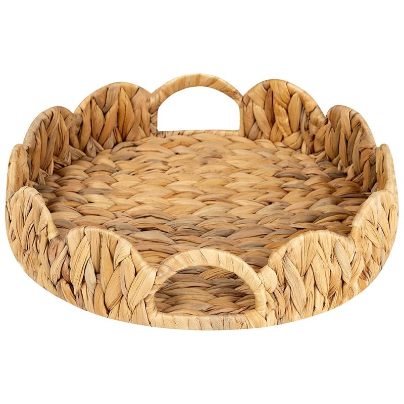 A76I-Bandeja Redonda con Borde - Rattan Tray Handle reseña y precio