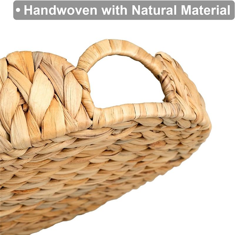 A76I-Bandeja Redonda con Borde - Rattan Tray Handle reseña y precio