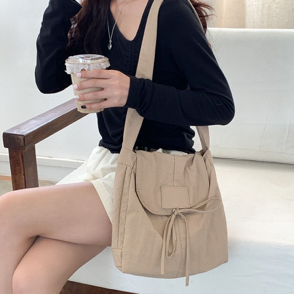 Bolso bandolera de nailon con  - Interior Design Korean Style reseña y precio